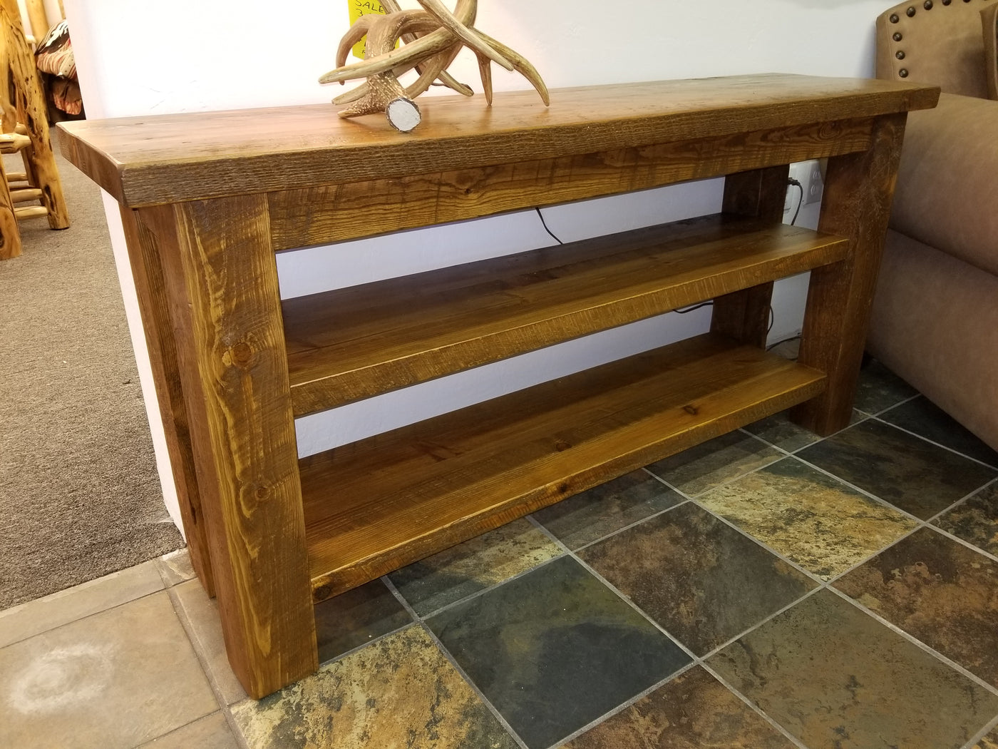 wide sofa table