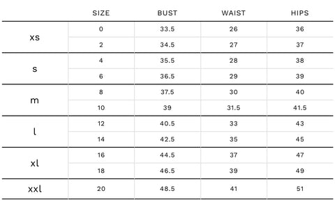 Size Guides – Borealis Clothing Co.