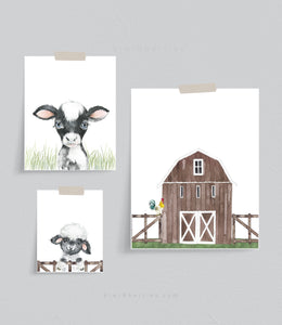 Farm Animals - set of 3