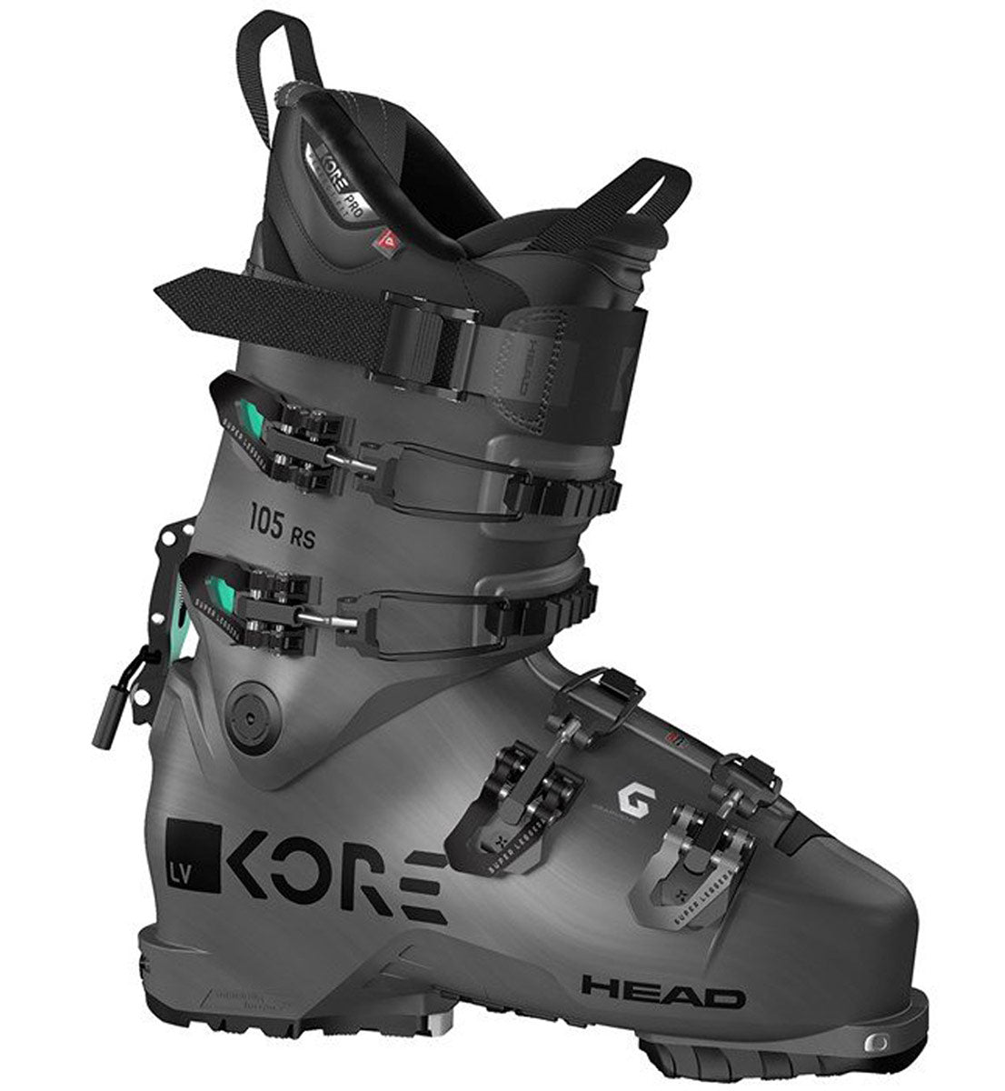 Used Lange RX 80 LV 235 MP - J05.5 - W06.5 Downhill Ski / Womens Boots  Downhill Ski / Womens Boots