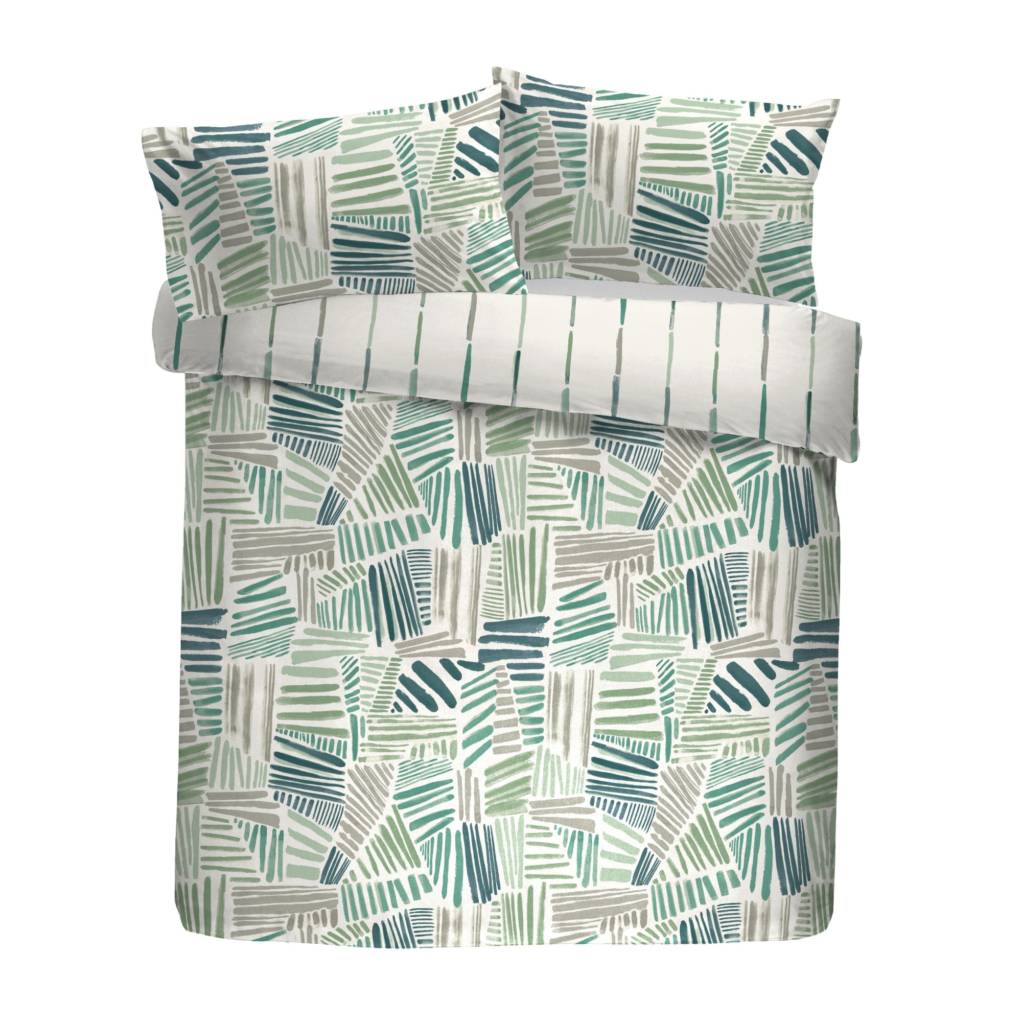 Duvet Cover Set Mona by Fusion in Green