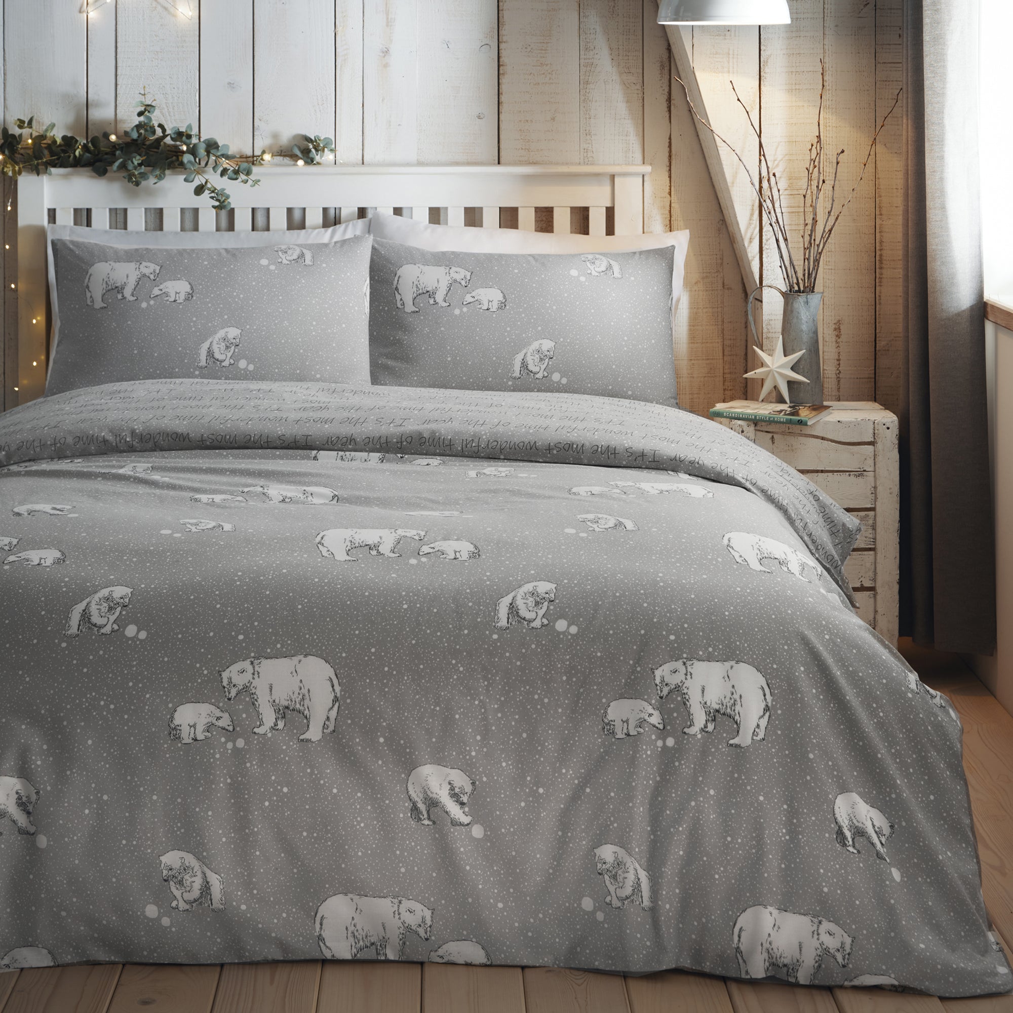 double duvet set brushed cotton