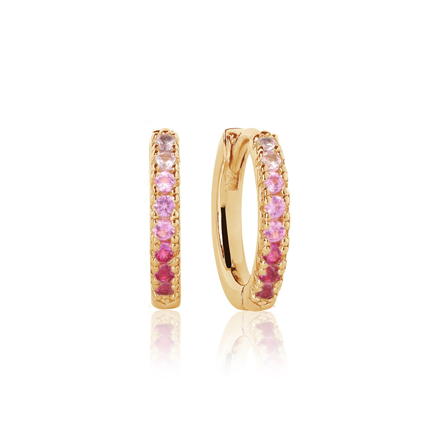 18K gold plated / Pink gradient / Medio