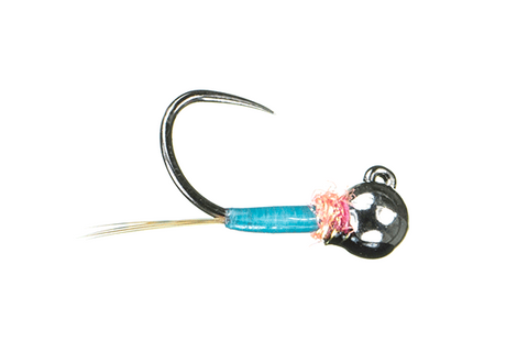 12 Mop Jig Nymph Fly Assortment, Tungsten Bead and Barbless Hook, Fly  Fishing for Trout