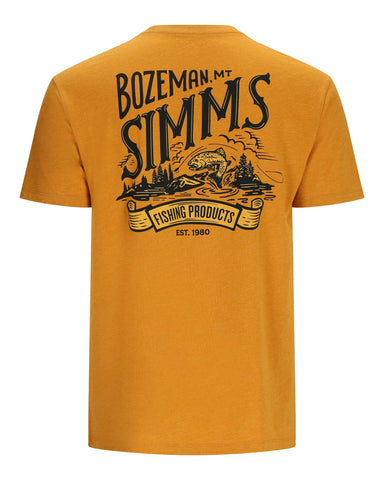 Pairing the Simms Bozeman T-Shirt with waders for summer fishing