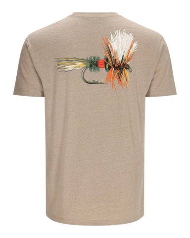 Choosing Simms M's Royal Wulff Fly T-Shirt for summer fly fishing
