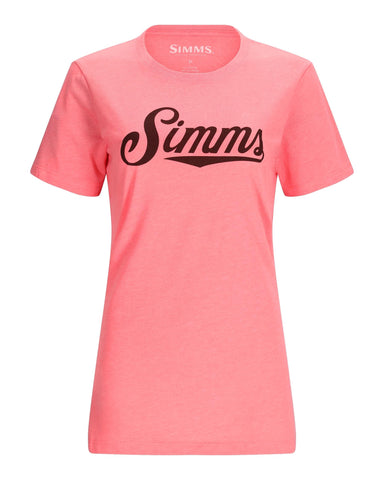 Styling Simms W's Crew Logo T-Shirt for fly fishing outings — Red's Fly Shop