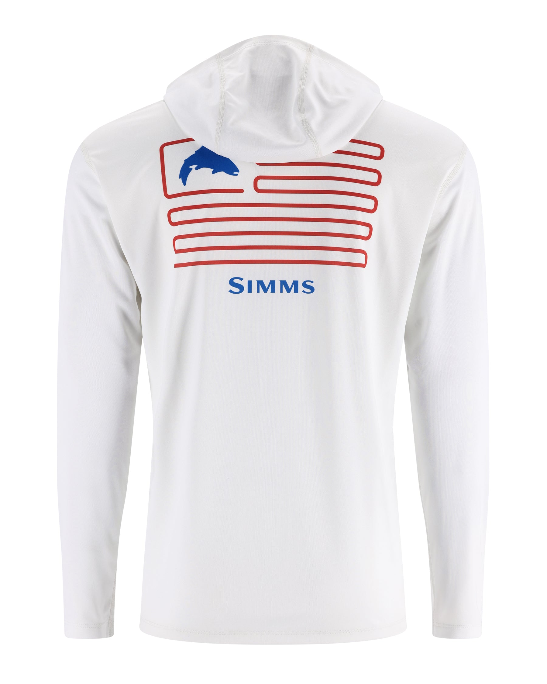 Simms Men's Wooden Flag Trout T-Shirt Military Heather / M