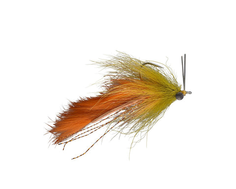 Redfish Crawler Tan/olive 2 3 PACK Balaz Fly Co, Saltwater Flies, Tarpon,  Snook, Redfish, Trout, Bass 