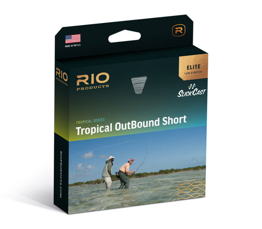 Rio Elite Flats Pro Fly Line - Aqua-Orange-Sand