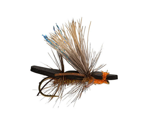 The Fly Fishing Place Yellow Elk Hair Caddis Classic Trout Dry Fly - Set of  6 Flies Size 18