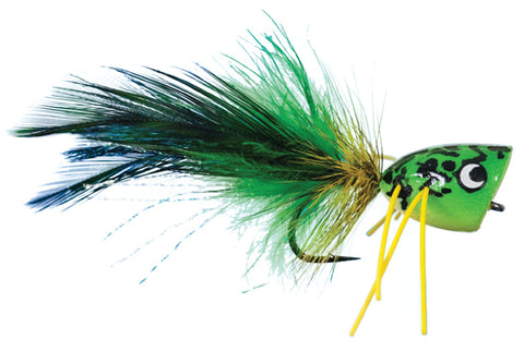 Fly fishing for large mouth bass with Kermit Bass Poppers — Red's Fly Shop