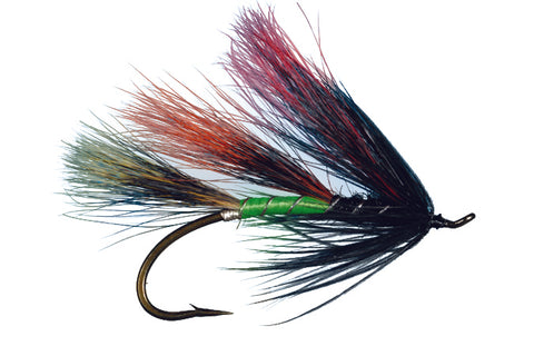 FLY FISHING FLIES - Classic SKUNK Salmon/Steelhead Fly size #2 (6 pcs)