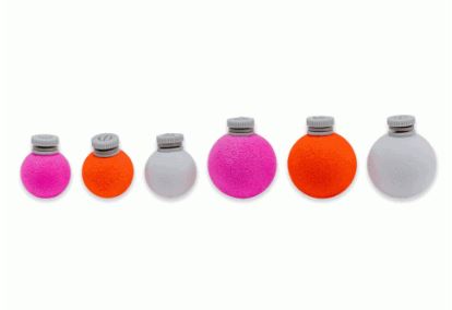 Oros Small Strike Indicator 6 Pack Pink (In Storage Tin) — The Flyfisher