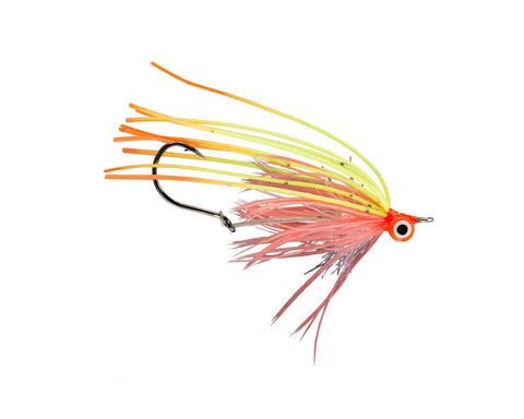 24 pcs/lot Orange Body Yellow Tail Tube Fly Streamer Fly Salmon Trout Steelhead  Fly Fishing Flies Lures, Dry Flies -  Canada