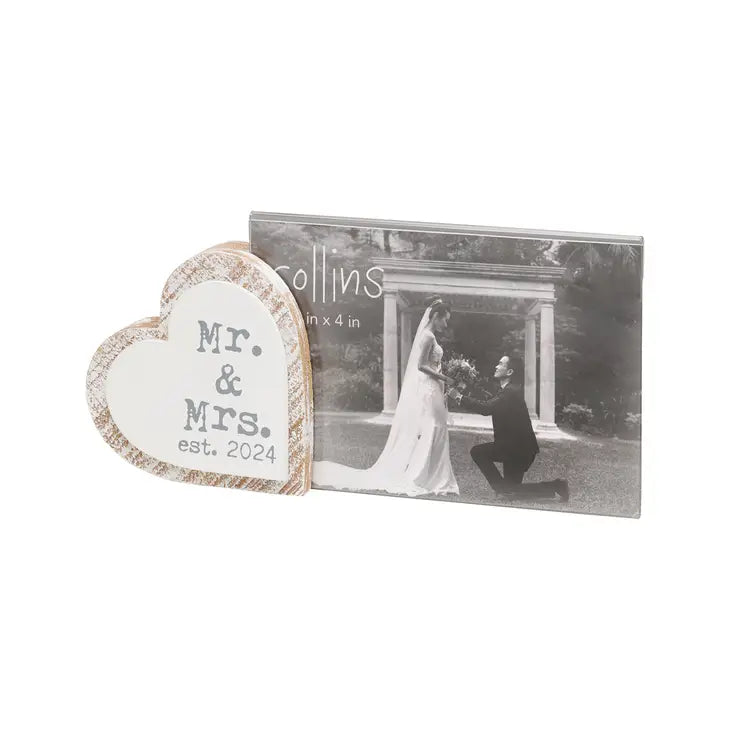 Mr & Mrs 2024 Photo Frame
