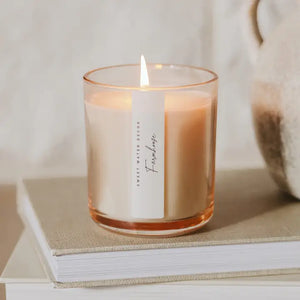 Farmhouse 12oz Tinted Glass Candle - The Gingered Farmhouse 