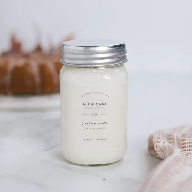 Spice Cake Mason Jar Candle