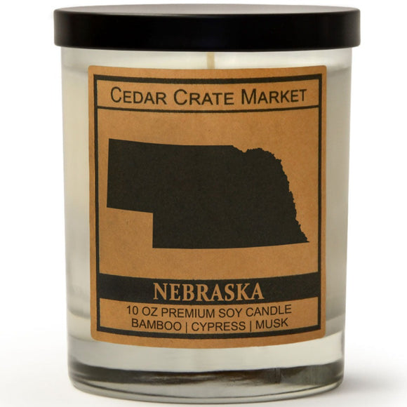 Nebraska | Bamboo Forest | 100% Soy Wax Candle