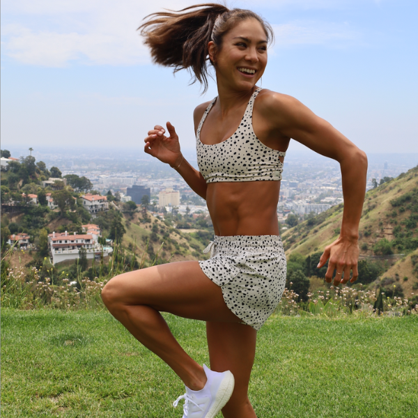 Girl Climbing Rock