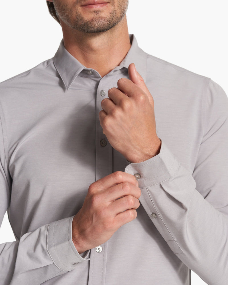 Long-Sleeve Ace Button-Down, Ink