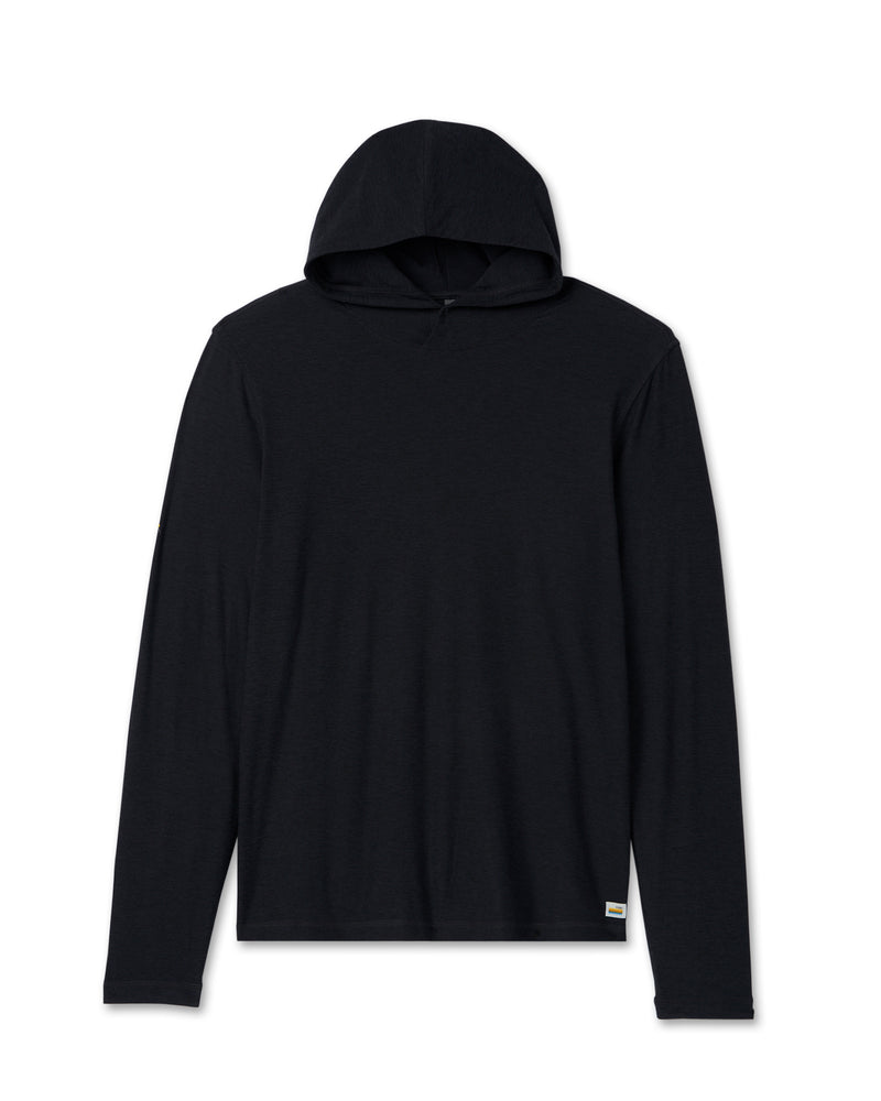 Vuori Men's Strato Tech Hoodie, M / Black Heather