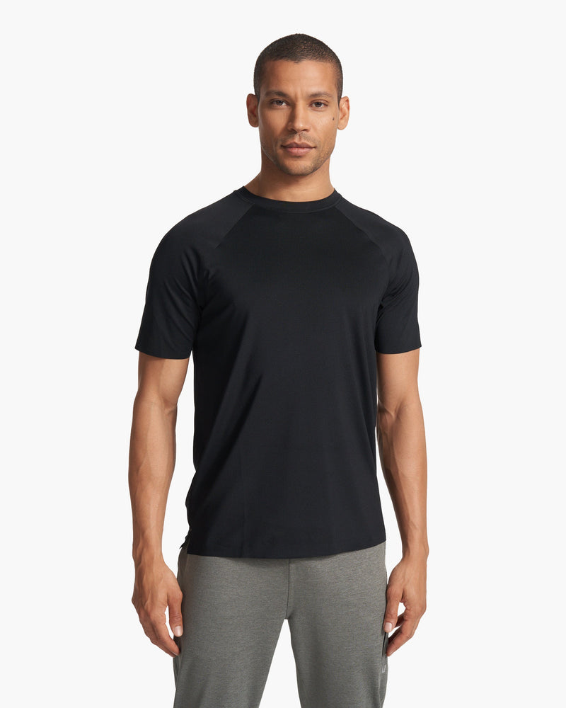 LULULEMON Athletica Black Label Short Sleeve Shirt Men's SZ XL