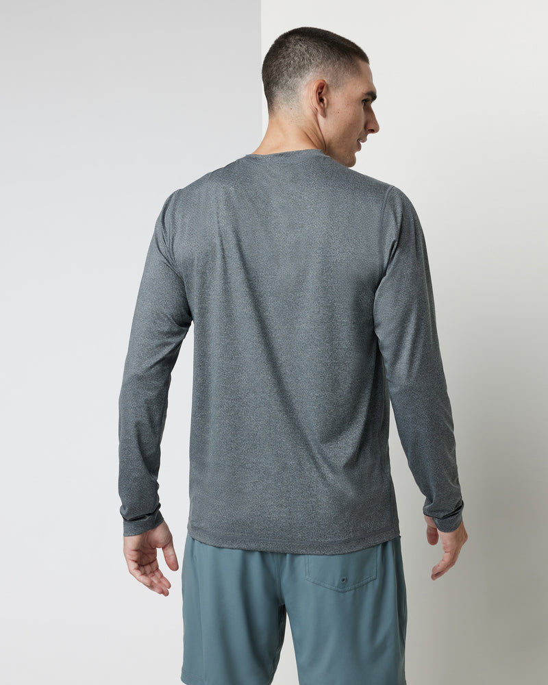 Long Sleeve Tradewind Performance Tee 2.0 | Kashmir Heather | Vuori