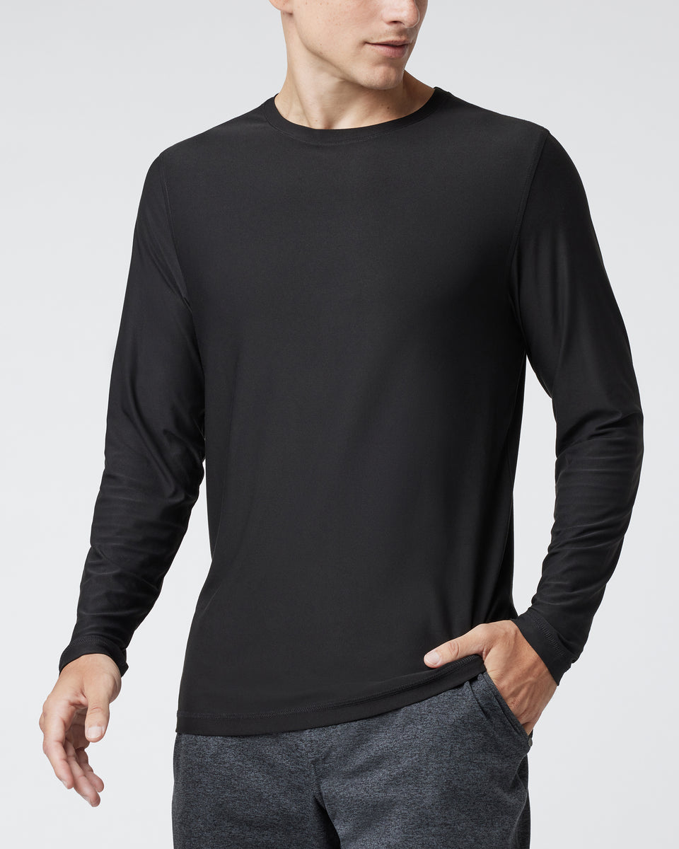 Long Sleeve Strato Tech Tee | Black