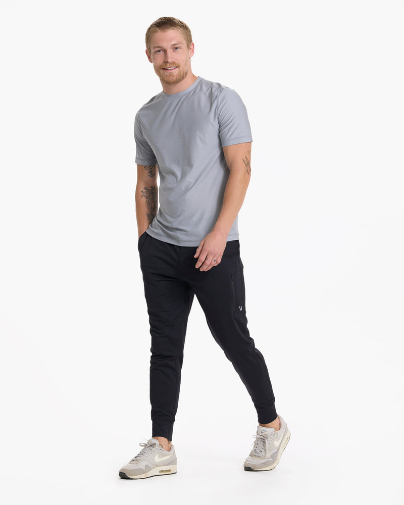 Grandview Tech Tee, Light Heather Grey