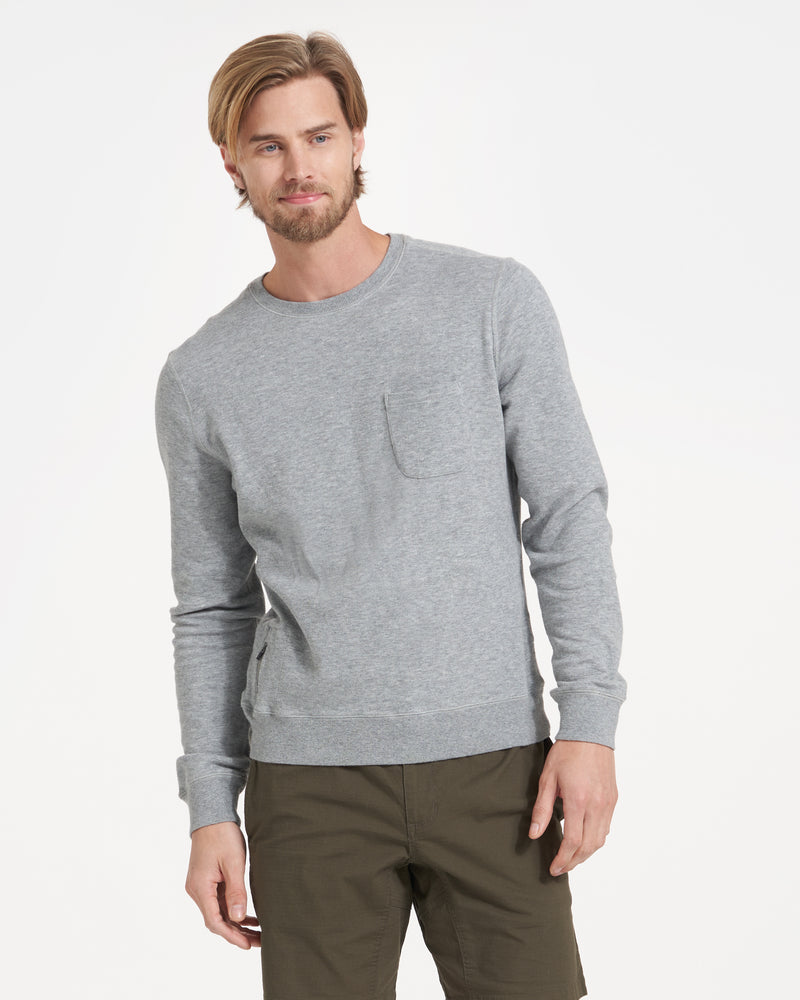 Jeffreys Pullover, Heather Grey Pullover