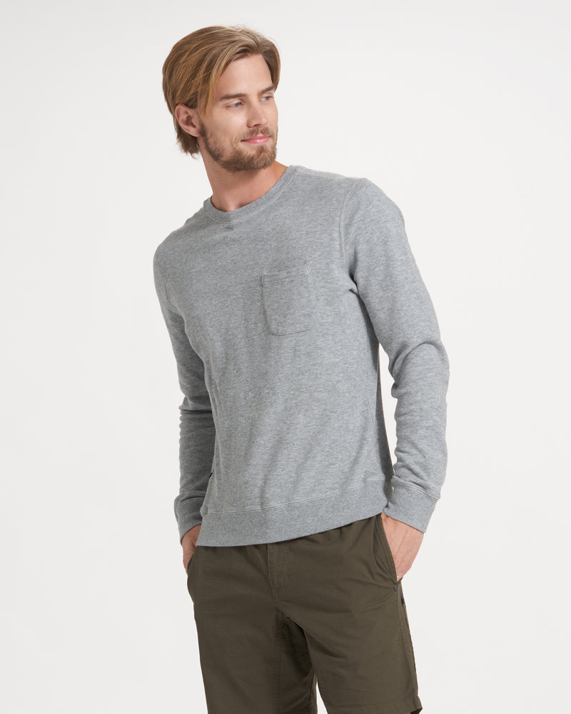 Jeffreys Pullover | Heather Grey Pullover | Vuori Clothing