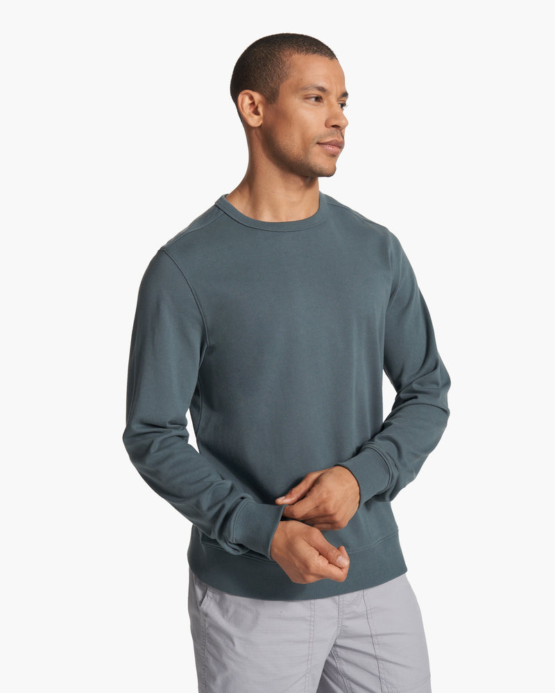 Cypress Crew | Men's Charcoal Grey Crewneck | Vuori