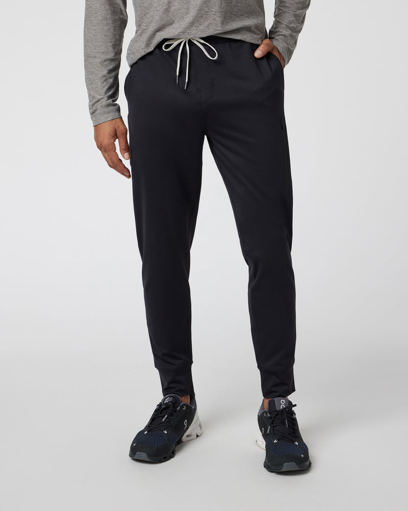 Long Cuffed Jogger & Yoga Sweat Pants (Black) – 4-rth