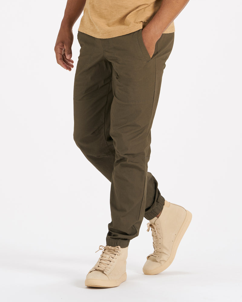 Ripstop Traveler Jogger, Oregano Green Men's Joggers