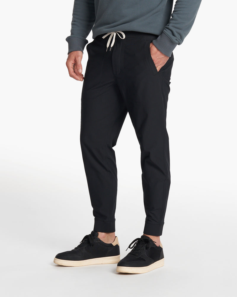 Meta Jogger, Men's Black Relaxed Fit Joggers