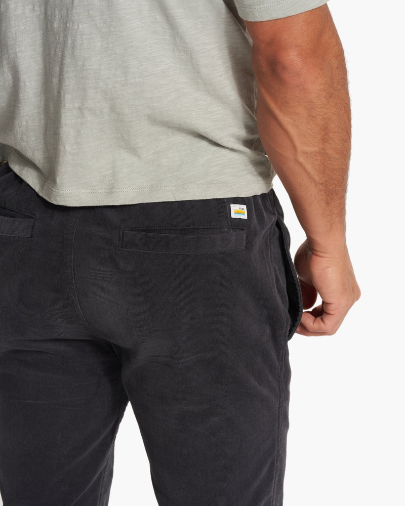 Optimist Pant, Men's Charcoal Grey Corduroy Pants
