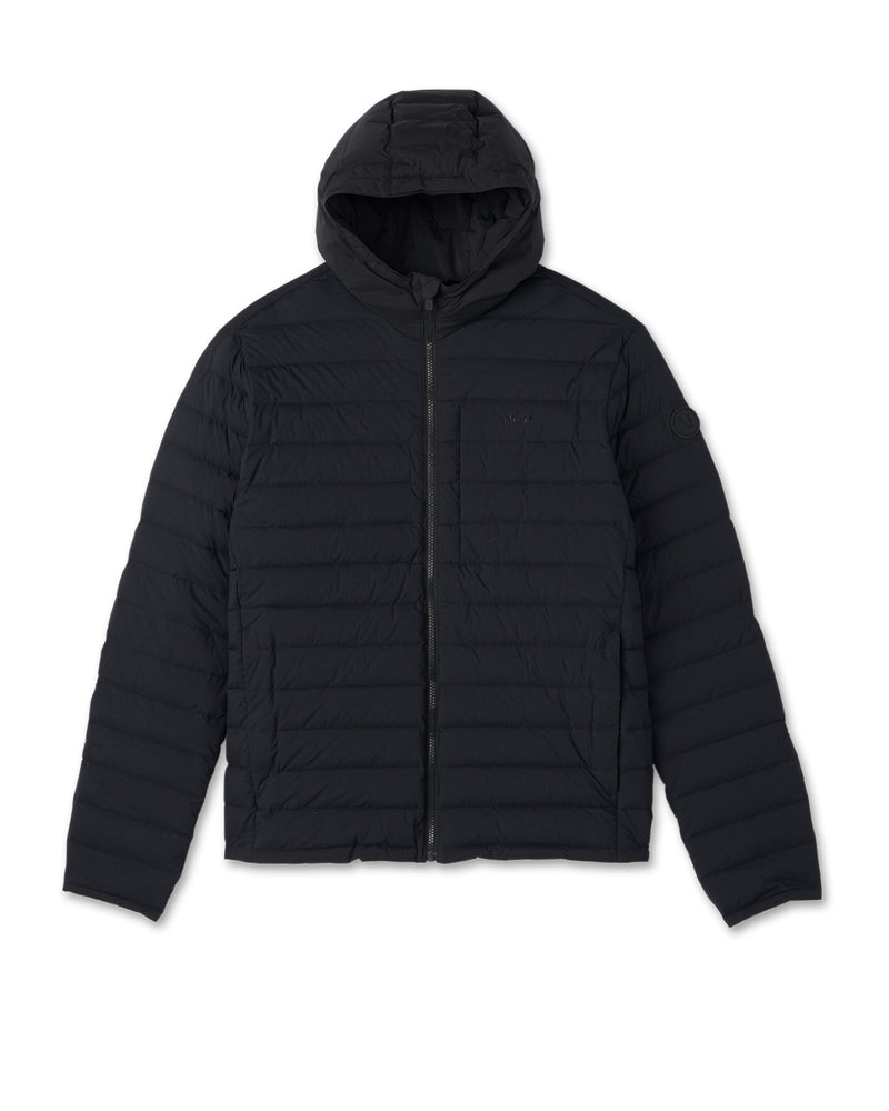 Off-White colour-block hooded jacket - Black