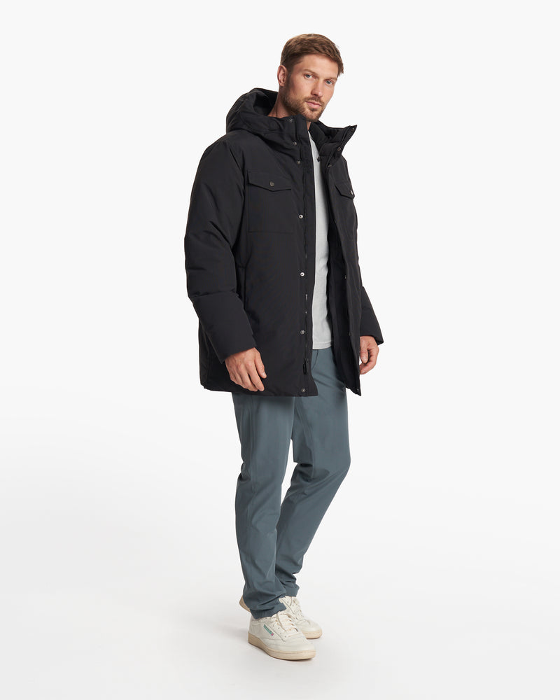 Northmost Insulated Parka, Men's Black Down Parka