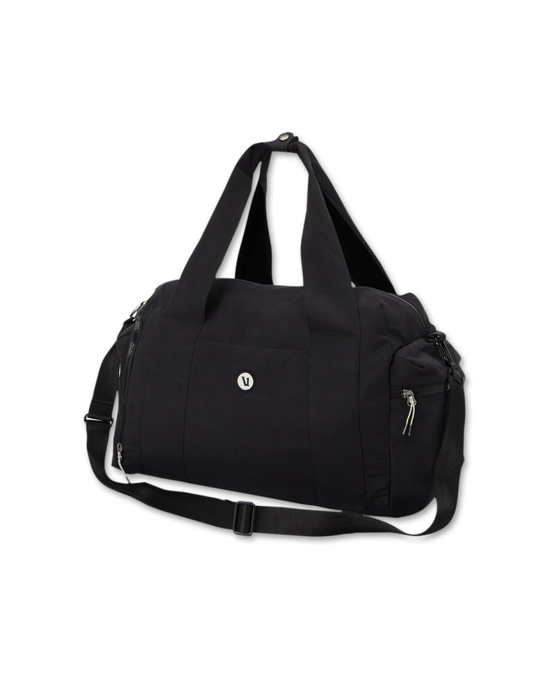 Vuori Gym Bag, Black Water-Resistant Gym Bag