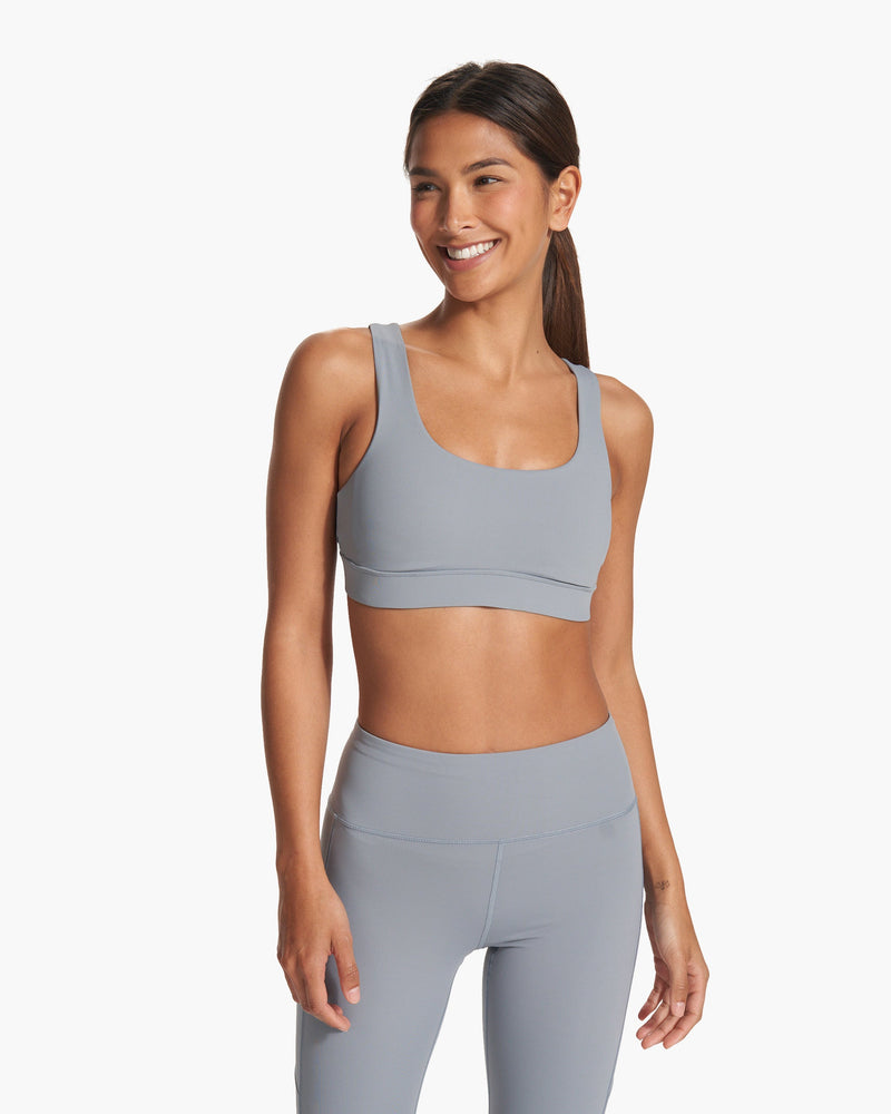 Stride Bra, Flint Open-Back Sports Bra