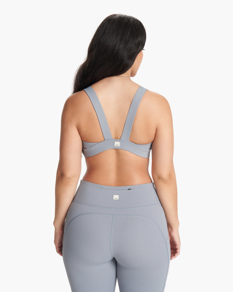 Stride Bra, Flint Open-Back Sports Bra