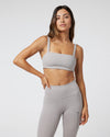 Evolve Square Neck Bra | Soft Pewter