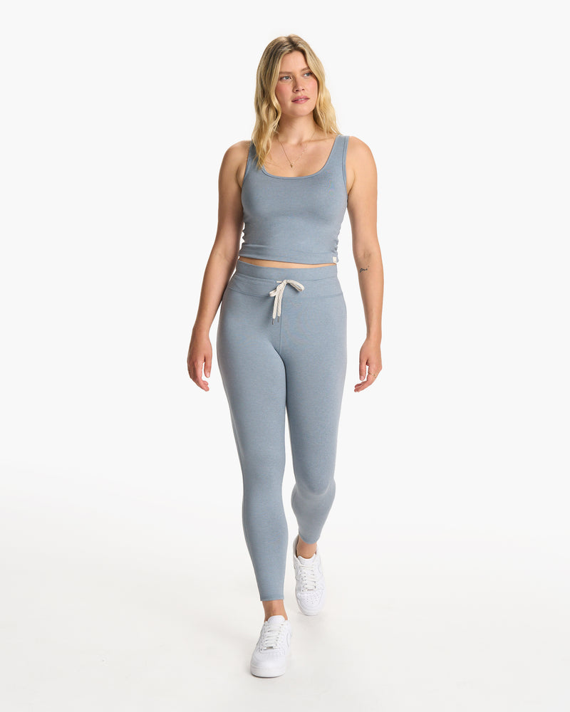 VUORI Women's Clean Elevation Legging Jade Heather - Freeride