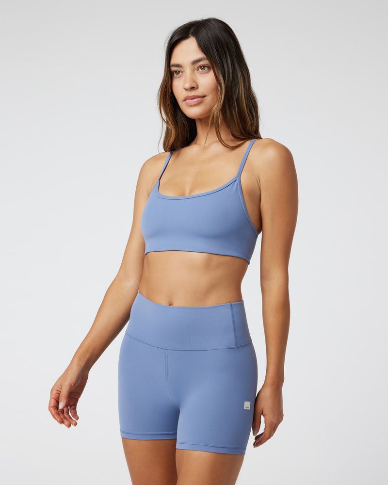 Vuori AllTheFeels Bra, Blue Quartz Sports Bra