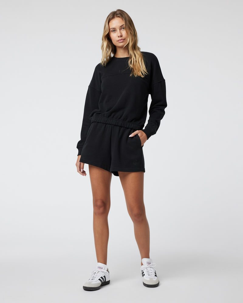 Sedona Sport Short, Women's Black Fleece Shorts