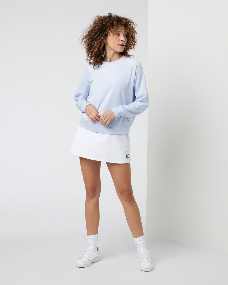 Long Sleeve Halo Crew, Women's Peri Heather Pullover