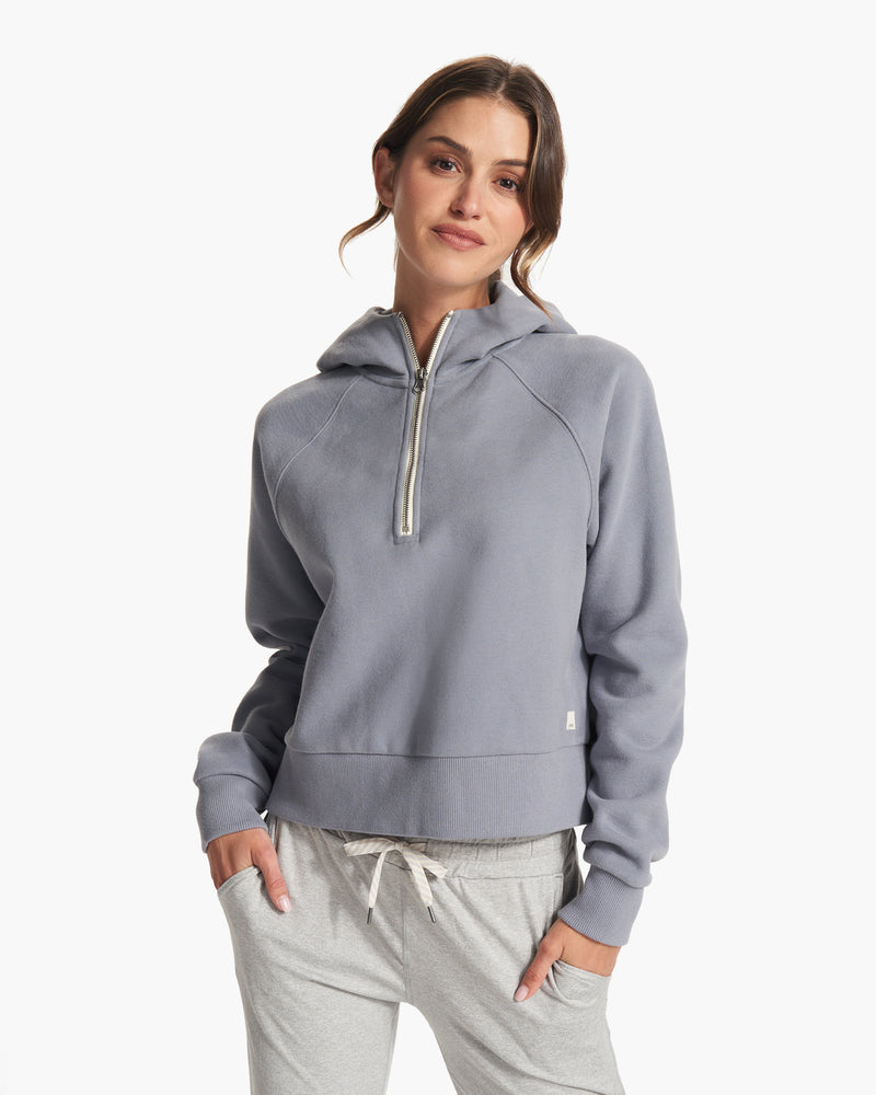 half zipped hoodie