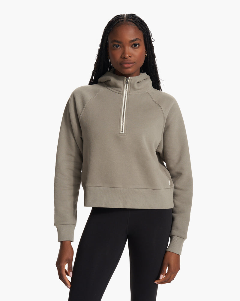 Restore Half Zip Hoodie, Women's Wood Ash Hoodie