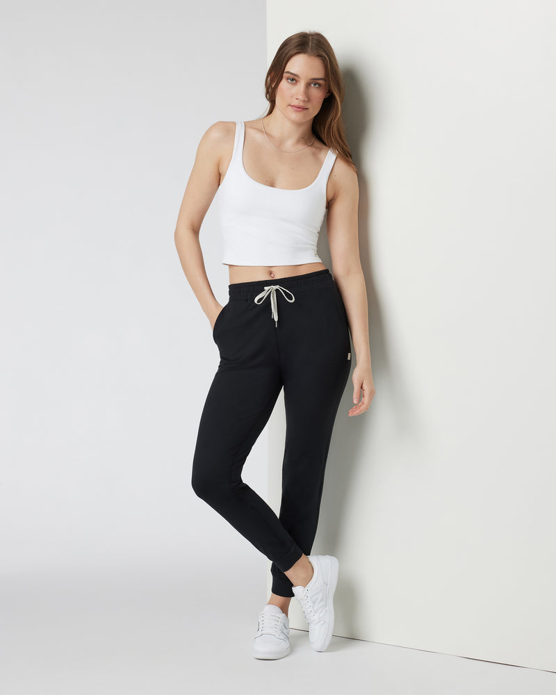 Performance Jogger - Long, Black Heather Joggers